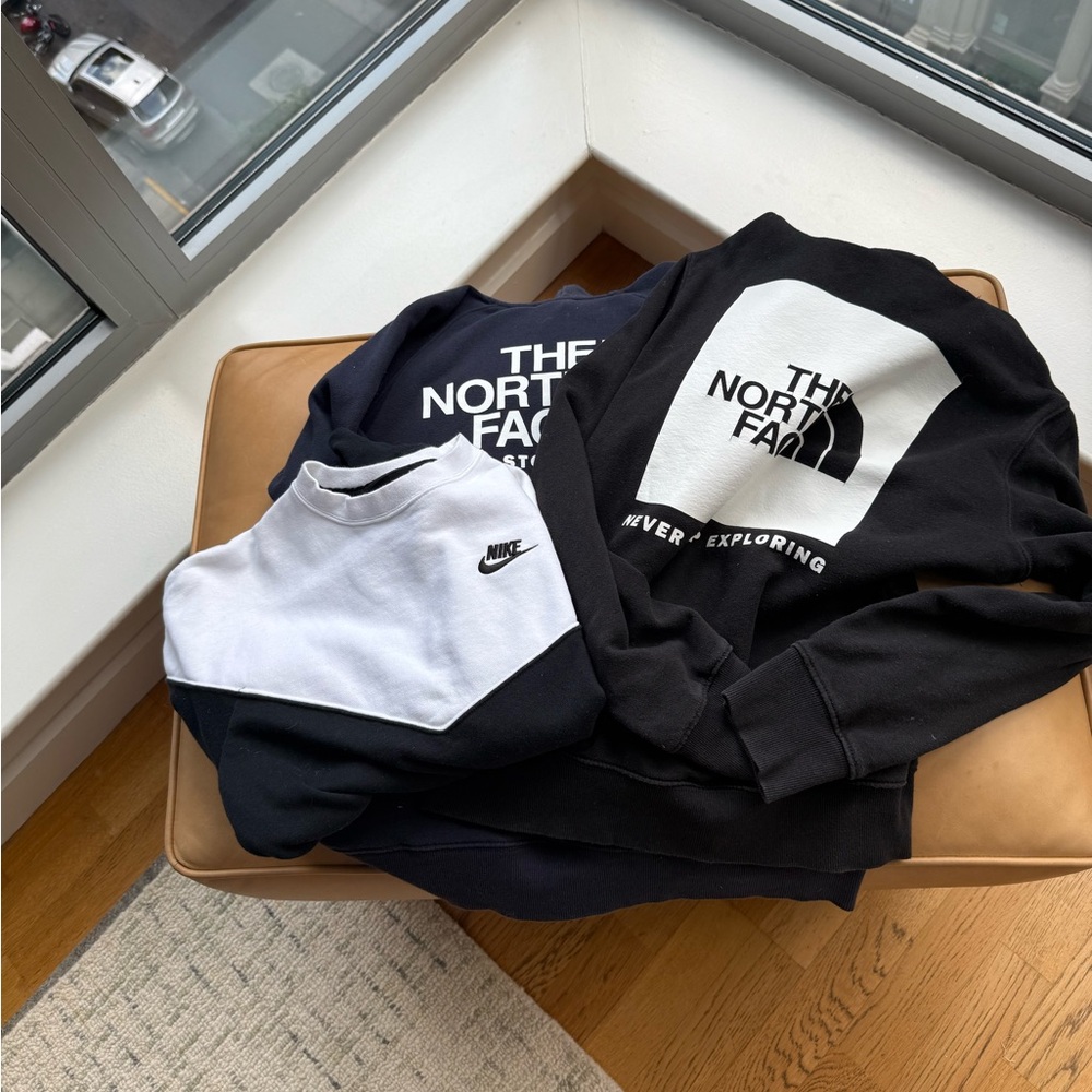 Nike and The North Face Sweatshirts